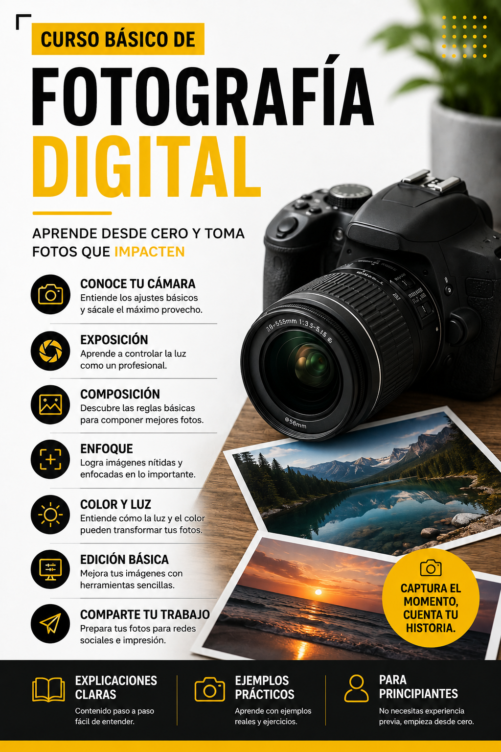 CURSO BÁSICO DE FOTOGRAFÍA DIGITAL